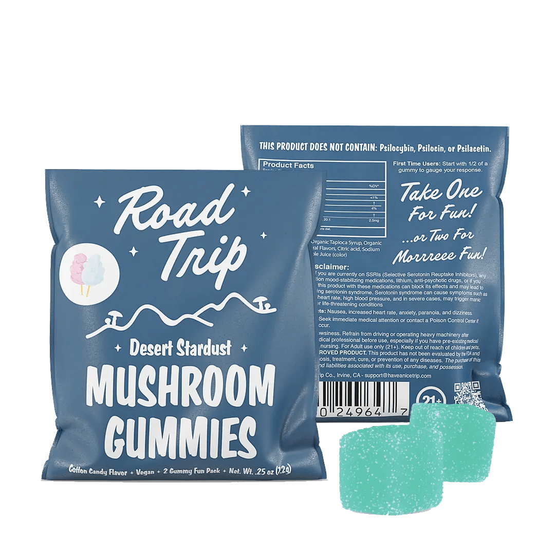 Road Trip Mushroom Gummies 2 Pack Erth Wellness Coastal Hemp Co