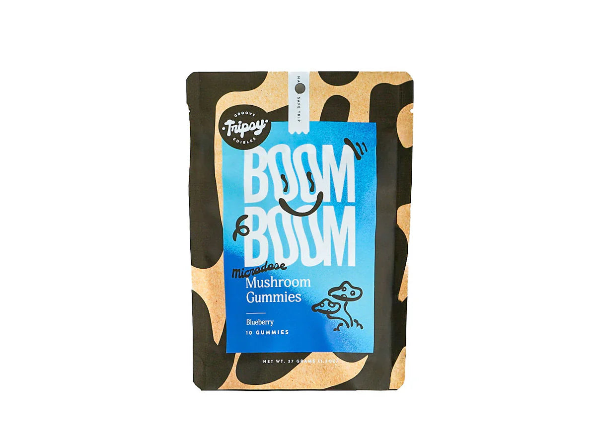 Tripsy BOOM BOOM Microdose Mushroom Gummies 10ct. Realize Coastal Hemp Co