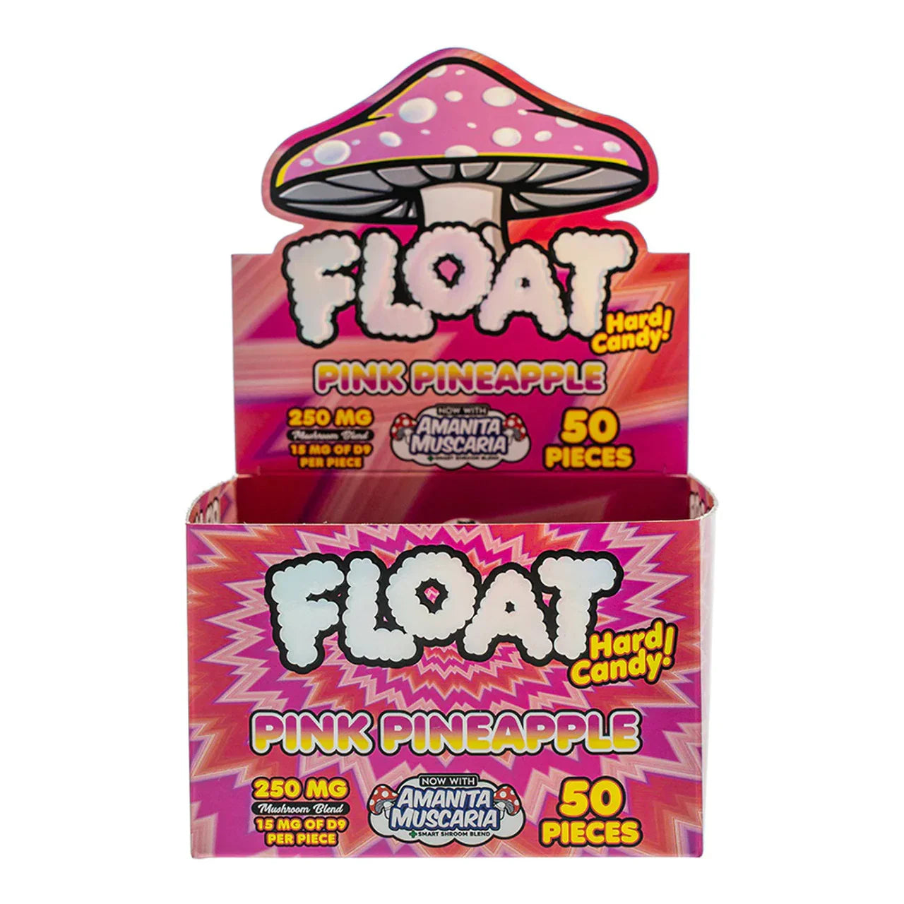 FLOAT Mushroom Hard Candy Box 50ct Float Coastal Hemp Co
