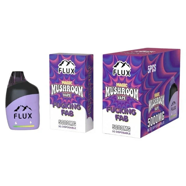 Flux Magic Mushroom vape disposable 5000mg, Coastal Shroomz Co