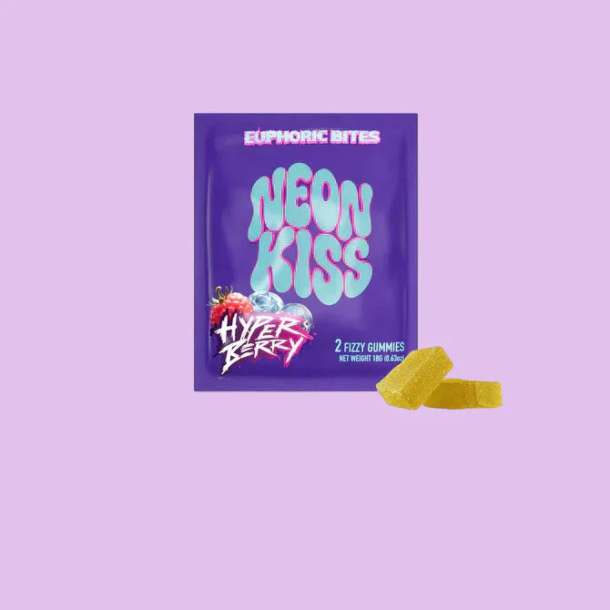 Neon Kiss Euphoric Bites 2ct QWIN Coastal Hemp Co