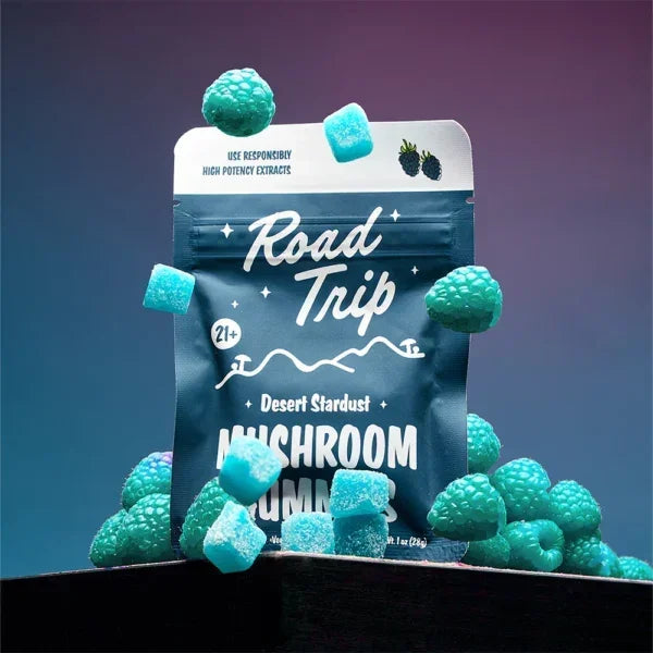 Road Trip desert stardust mushroom gummies