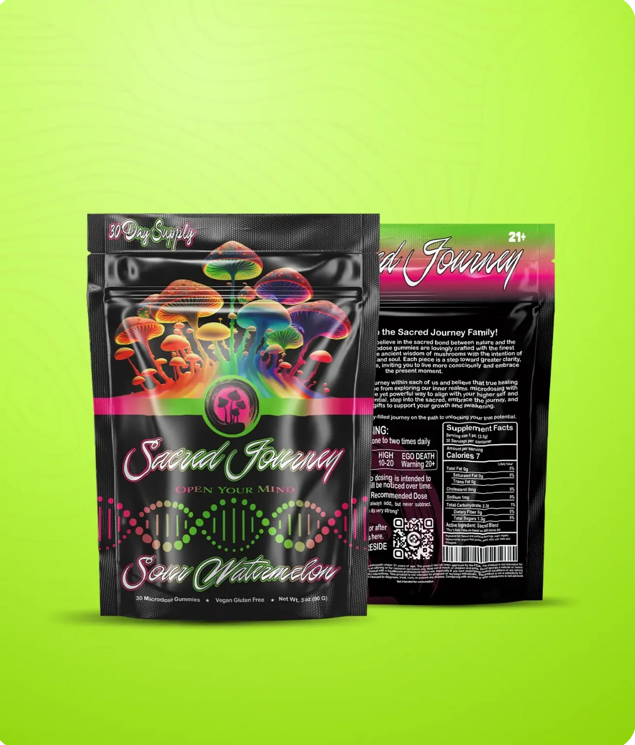 Sacred Journey Mushroom Gummies 30ct - Coastal Hemp Co