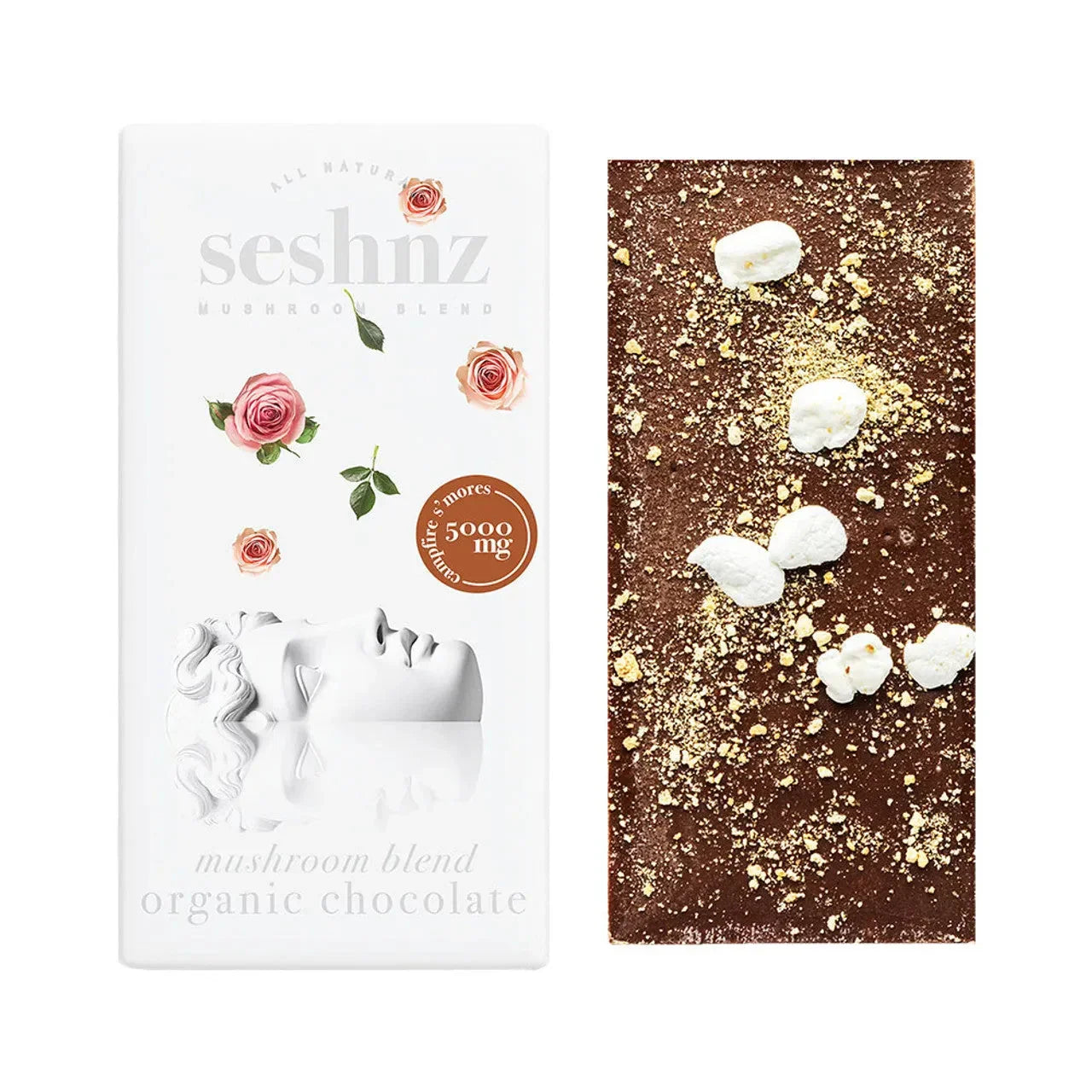Seshnz Mushroom Chocolate Bar 5000mg Coastal Hemp Co