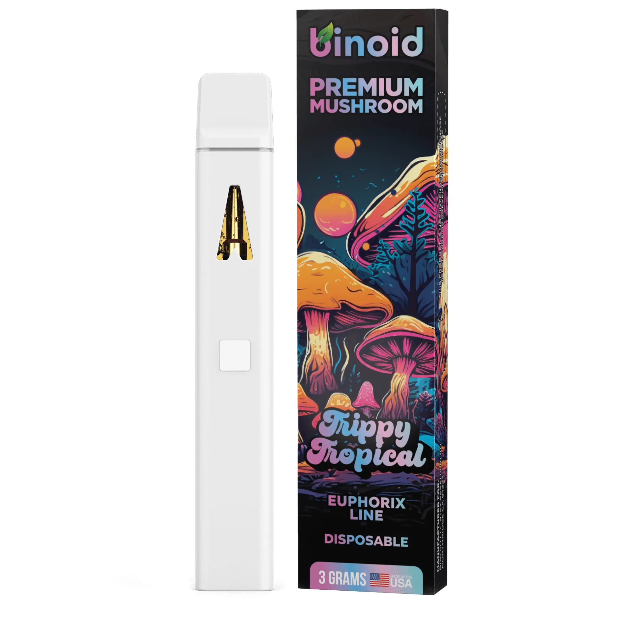 Binoid Amanita Mushroom Disposable Vape - 3G Binoid Coastal Hemp Co