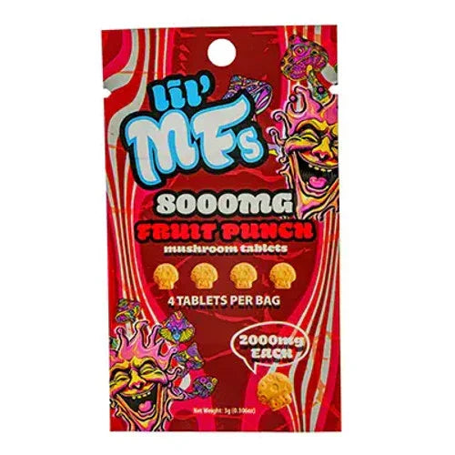 Lil' MFs Mushroom Tablets 4ct LilMF Coastal Hemp Co
