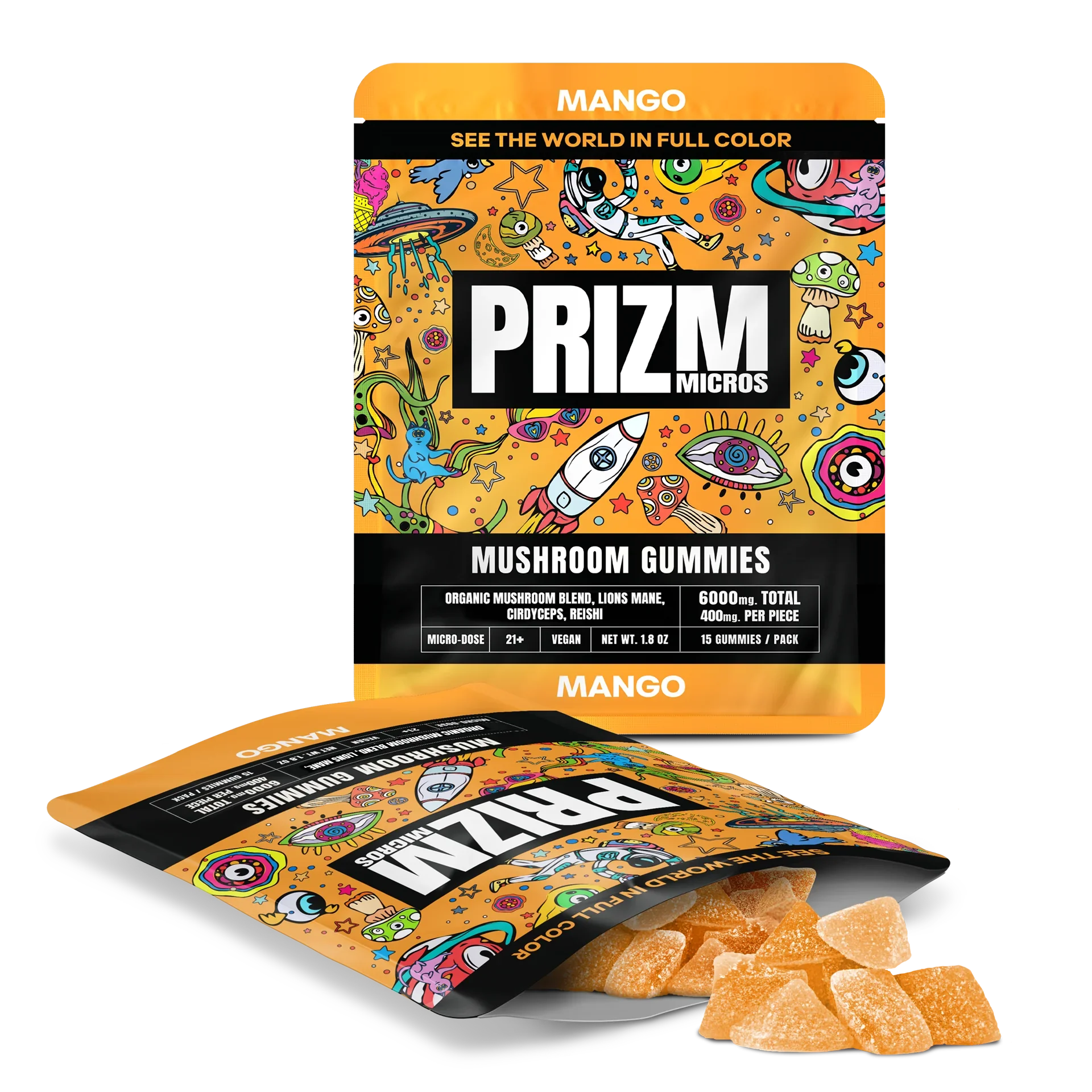 Prizm Micros Magic Mushroom Gummies Prizm Micros Coastal Hemp Co
