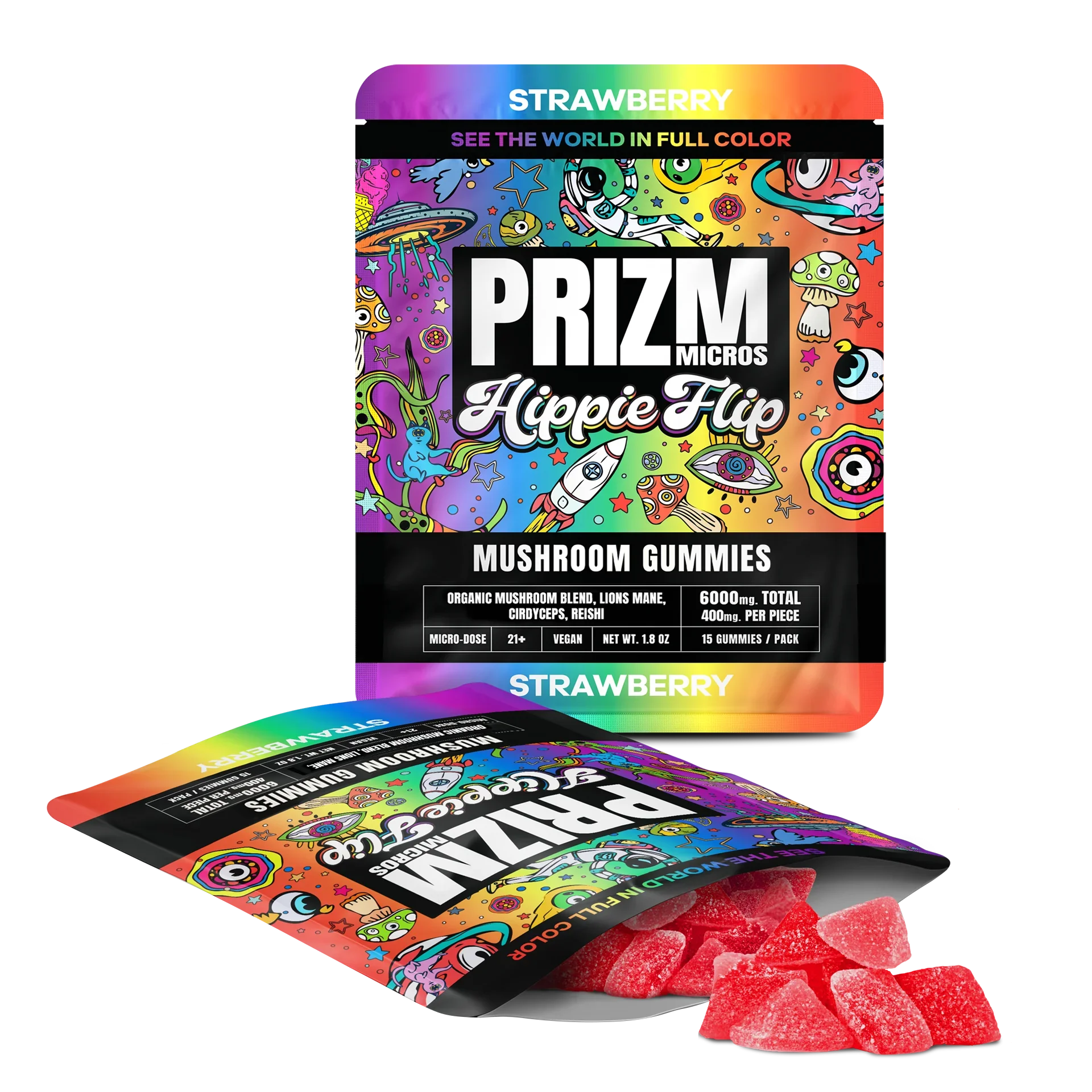 Prizm Micros Magic Mushroom Gummies Prizm Micros Coastal Hemp Co