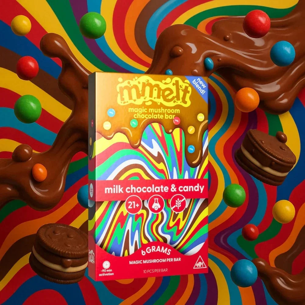 MMELT Mushroom Chocolate Bar MMelt Coastal Hemp Co