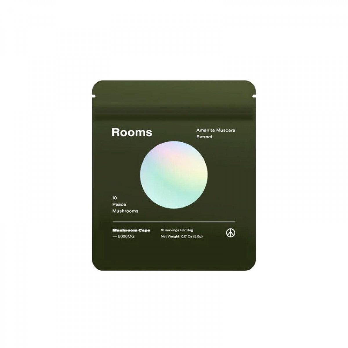 ROOMS Mushroom Capsules (5000 MG) 10-Pack - Coastal Shroomz