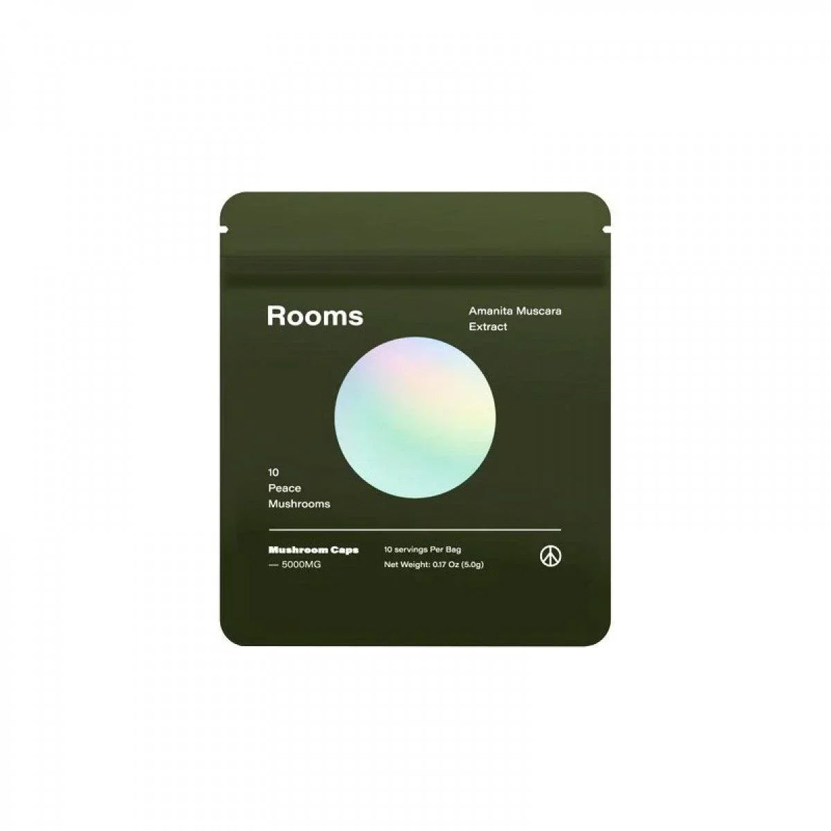 ROOMS Mushroom Capsules (5000 MG) 10-Pack - Coastal Shroomz