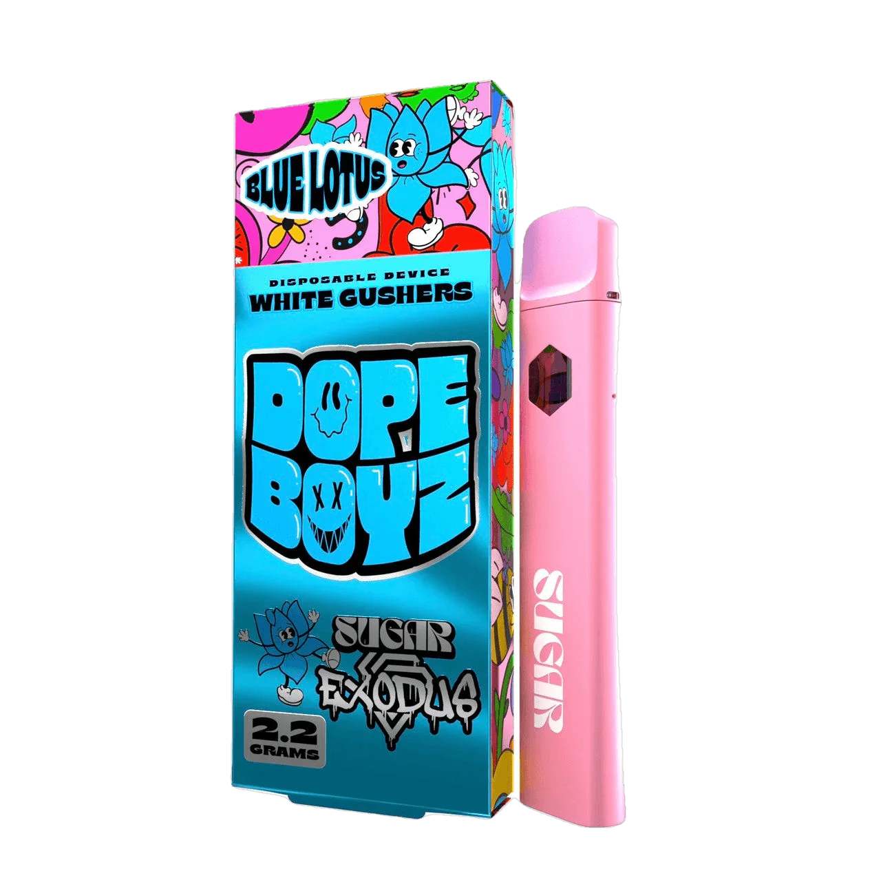 Sugar Exodus Blue Lotus Disposable 2.2g - Coastal Hemp Co