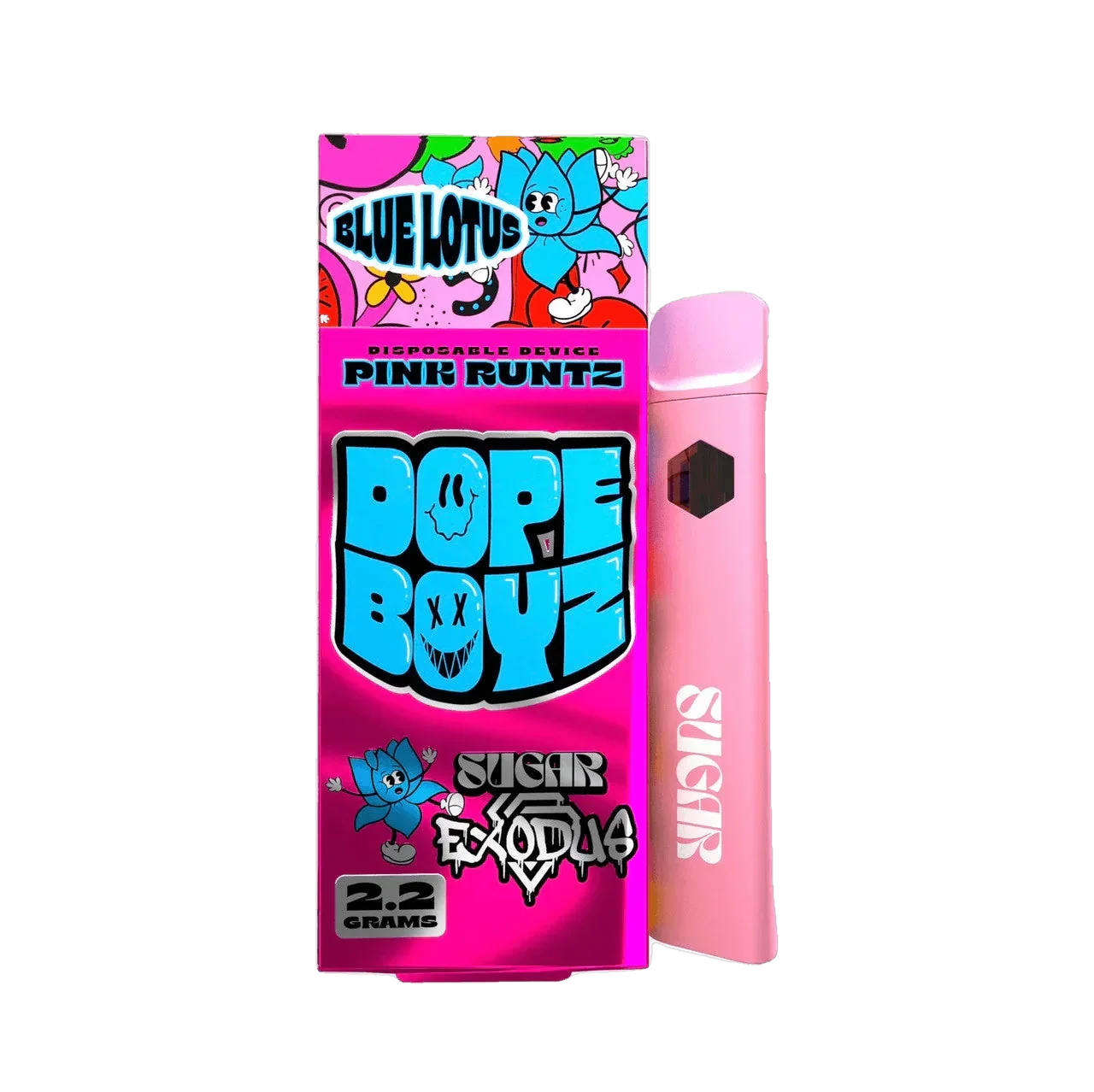 Sugar Exodus Blue Lotus Disposable 2.2g - Coastal Hemp Co