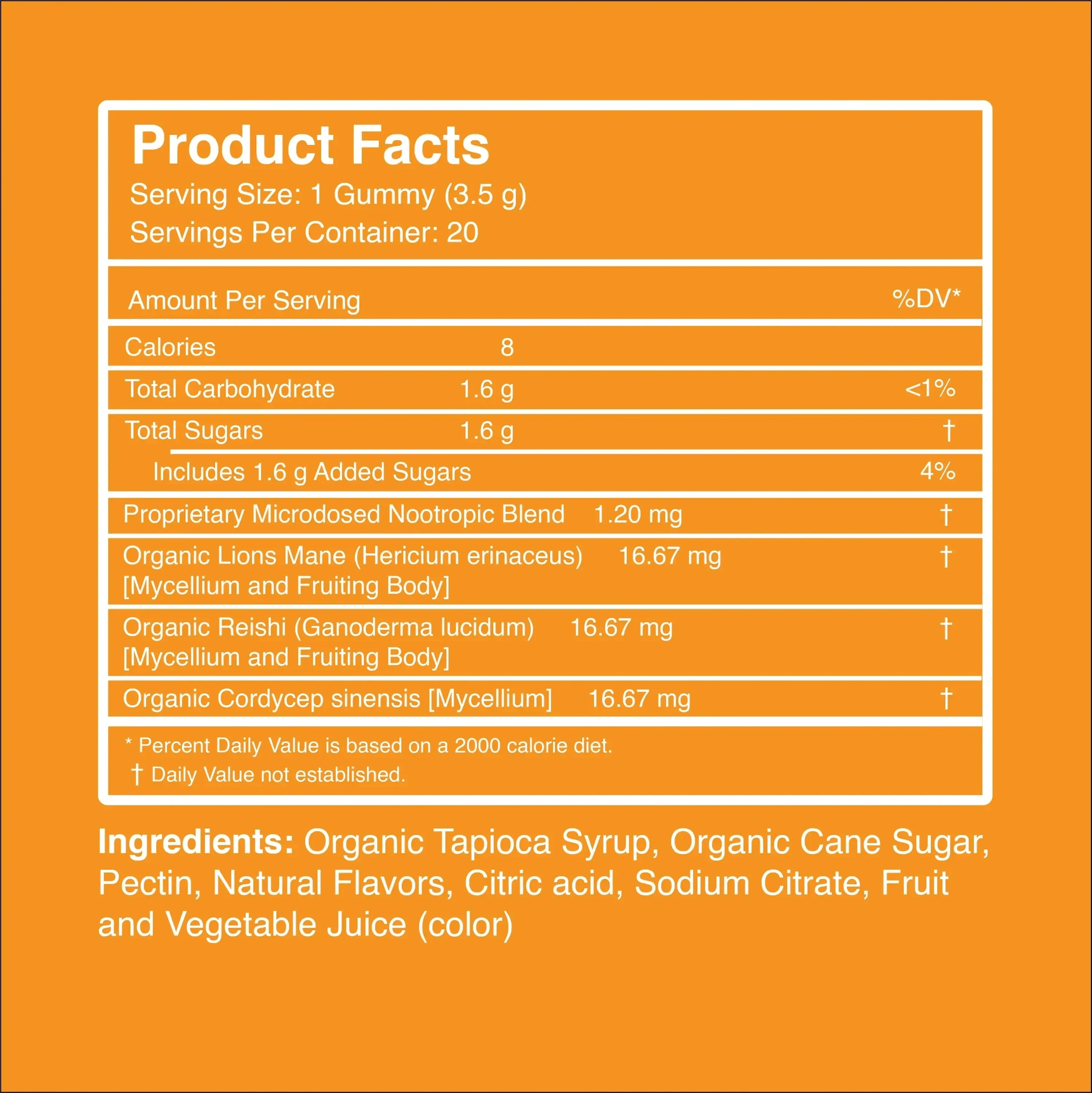 Day Trip Microdosed Gummies w/ Functional Mushrooms - Coastal Hemp Co