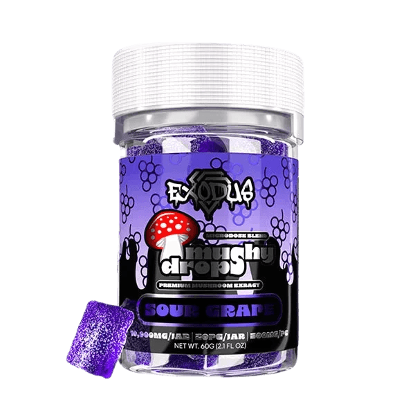 Exodus Mushy Drops Mushroom Gummies (10,000mg) - Coastal Hemp Co