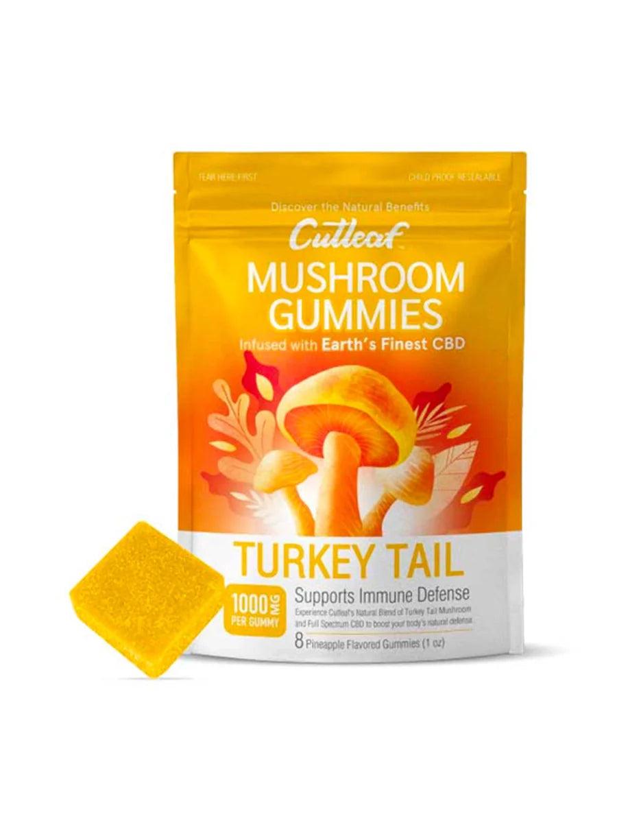 Cutleaf Turkey Tail Pineapple Mushroom CBD Gummies