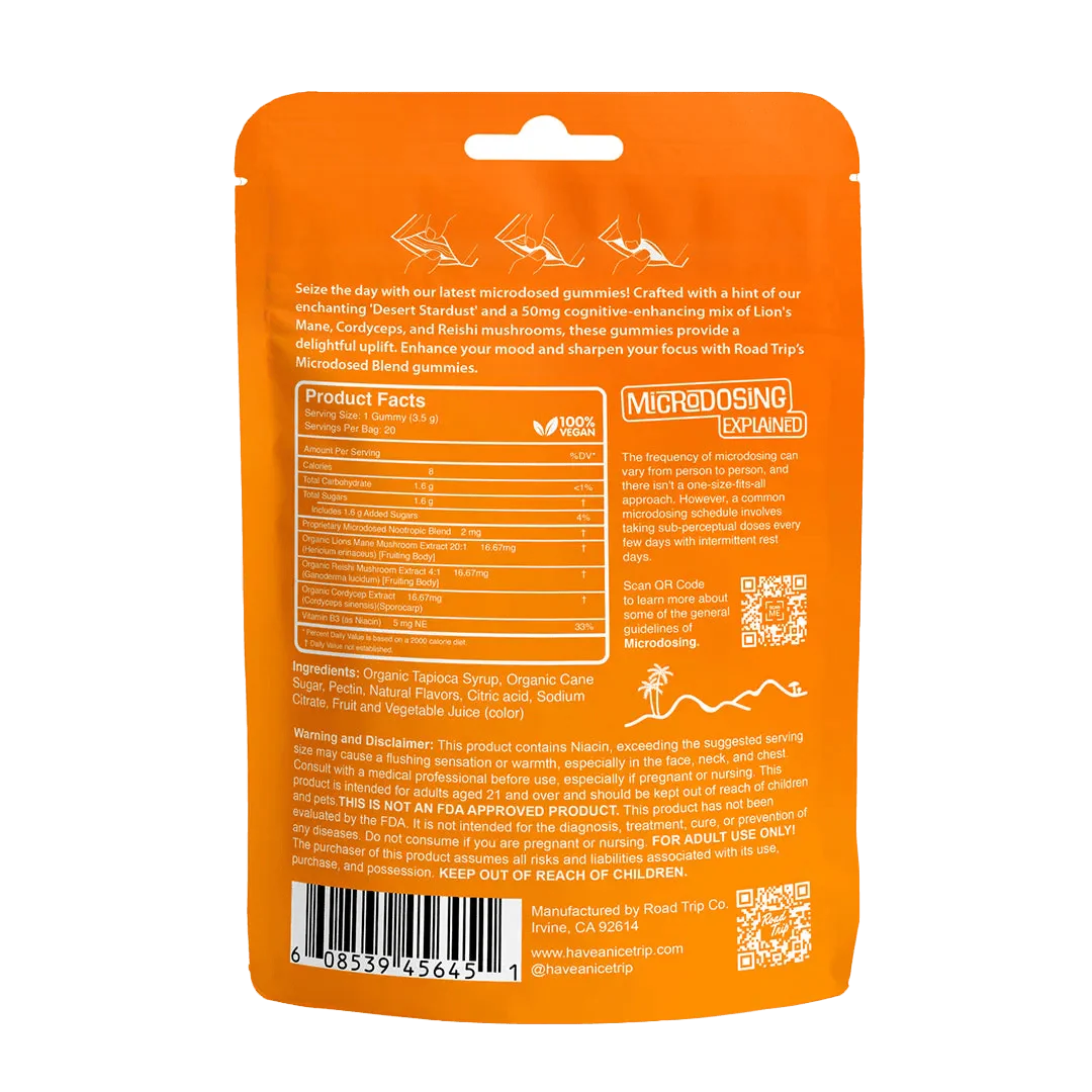 Road Trip MicroDosed Mushroom Gummies Road Trip Co. Coastal Hemp Co