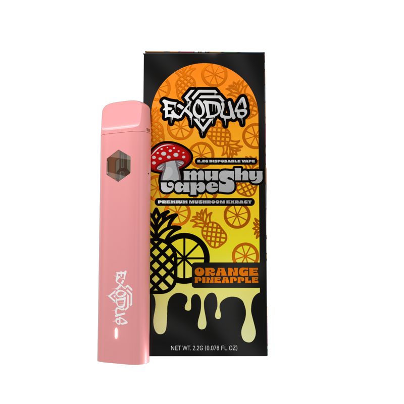 disposable mushroom vape Exodus Mushy 2G – Coastal Shroomz Co E-liquid flavor:Pink & Blue RAZ TN9000 Banana Coconut Vape Hardware Brand-Vaporesso