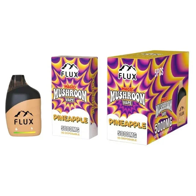 Flux Magic Mushroom 5G Disposable 5pk Display Flux Coastal Hemp Co
