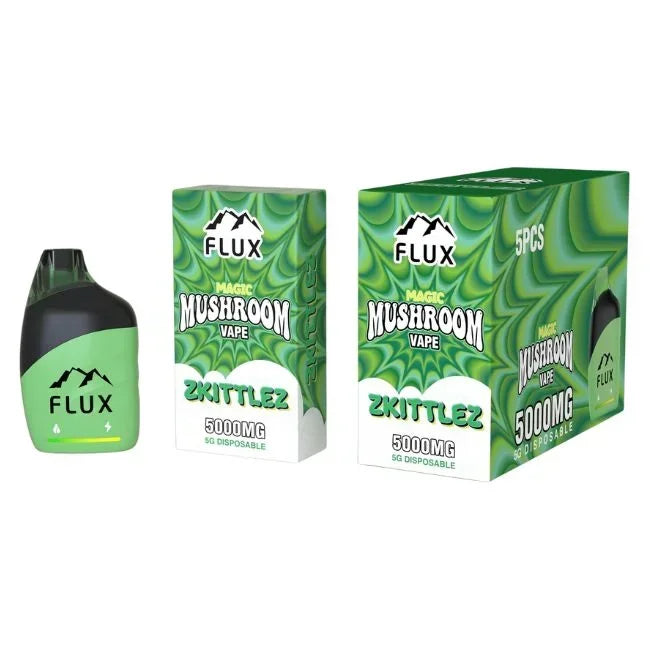 Flux Magic Mushroom 5G Disposable 5pk Display Flux Coastal Hemp Co