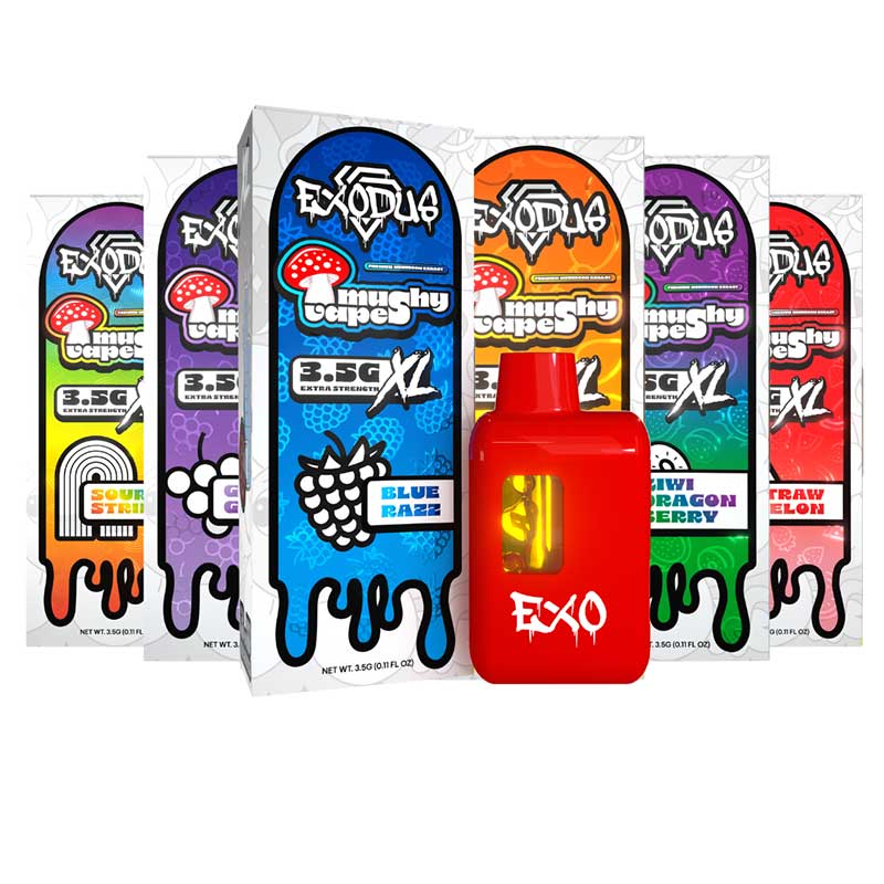 Exodus Mushy Vape Mushroom Disposable XL | 3.5g – Coastal Shroomz Co.