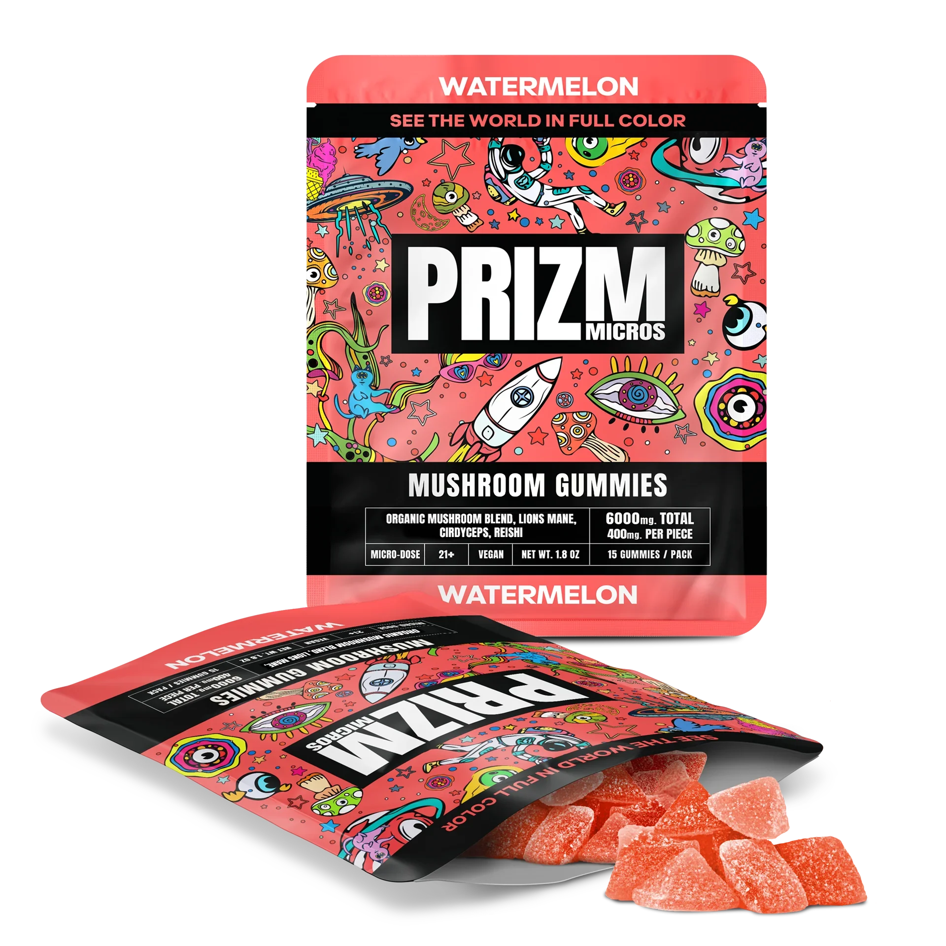 Prizm Micros Magic Mushroom Gummies Prizm Micros Coastal Hemp Co