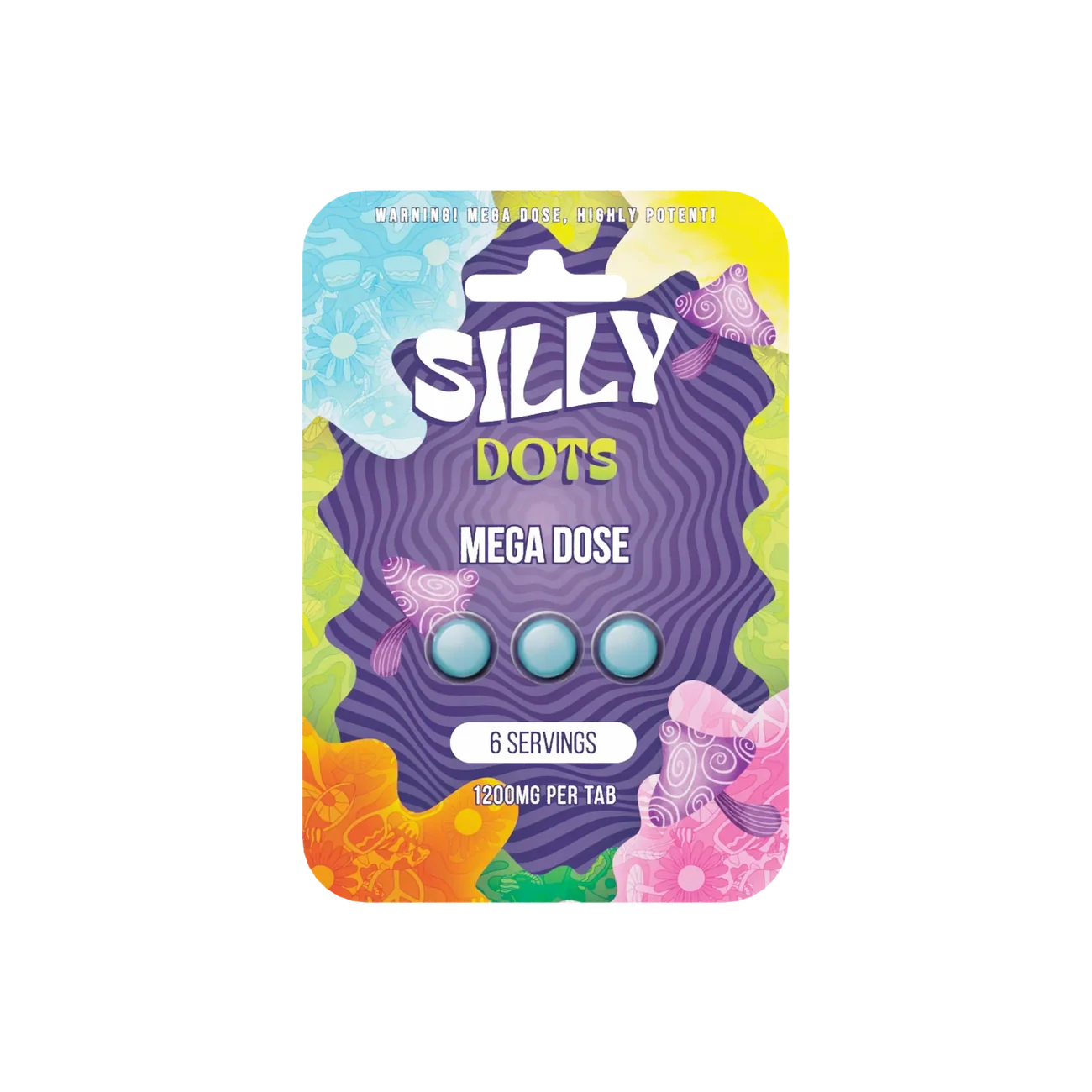 Silly Dots Mega Dose 1200mg 3pk Coastal Hemp Co