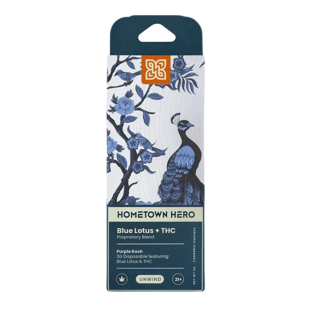 Hometown Hero 2G Blue Lotus Disposable - Coastal Hemp Co