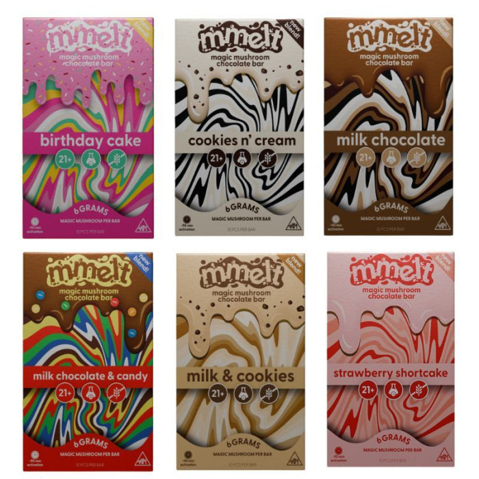 MMELT Mushroom Chocolate Bar - Coastal Hemp Co