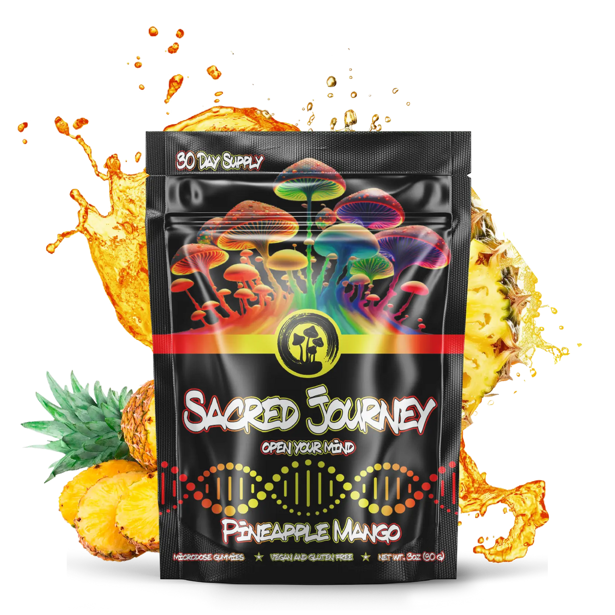 Sacred Journey' with 'Pineapple Mango'