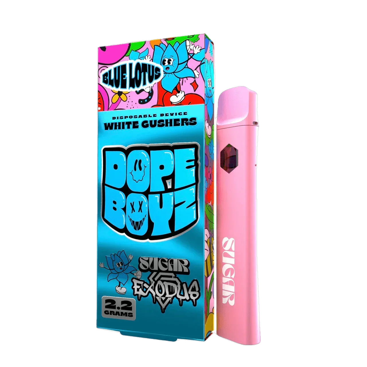 Sugar Exodus Blue Lotus Disposable 2.2g - Coastal Hemp Co