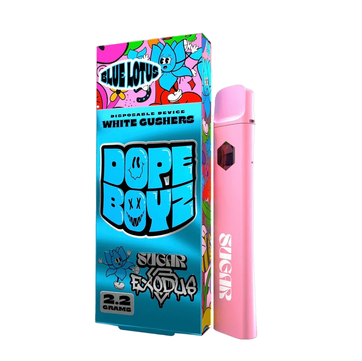 Sugar Exodus Blue Lotus Disposable 2.2g - Coastal Hemp Co