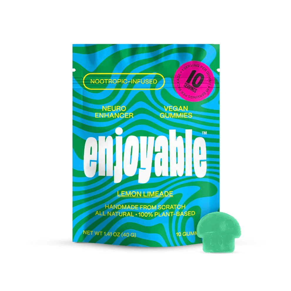 Enjoyable Mushroom Nootropic Gummies - Coastal Shroomz